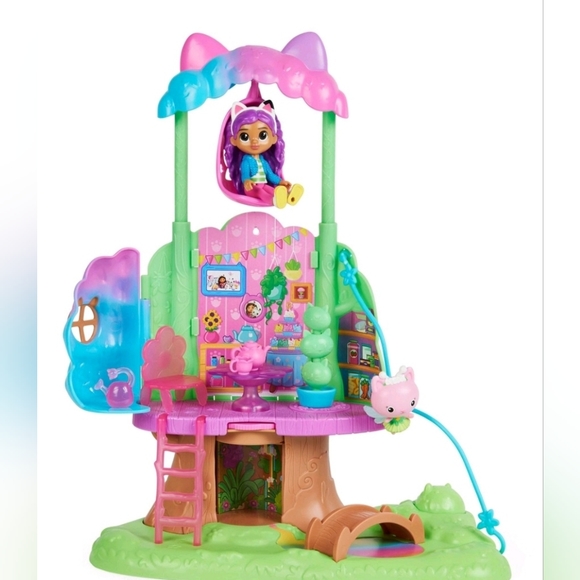 Gabby's Dollhouse Kitty Fairy's Garden Treehouse. Never opened. - Picture 3 of 8